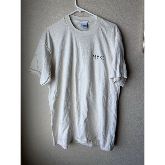 Vintage Myst Computer Game 90s Video Game T-Shirt Size XL Single Stitch - Picture 1 of 6